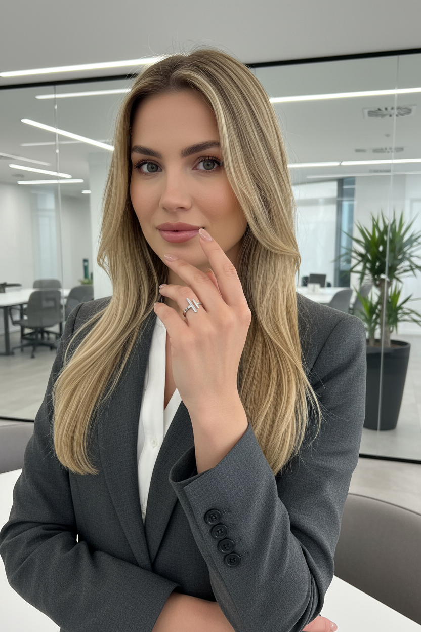 Statement Ring „Stuck on You“ – Minimalistischer Edelstahlring in Gold oder Silber – NataschaWoge®