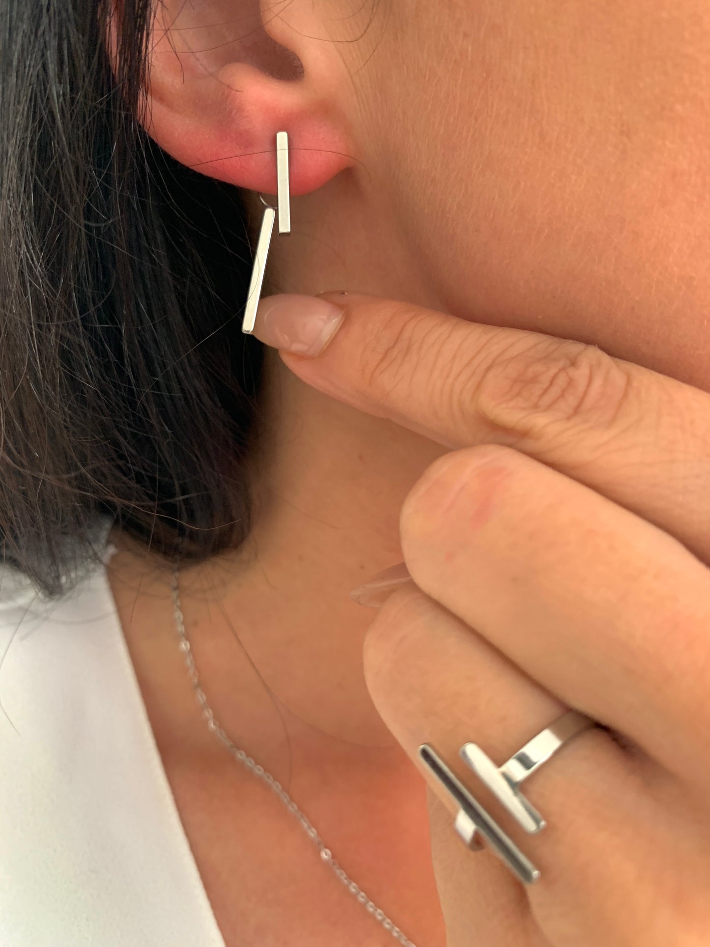 Statement Ring „Stuck on You“ – Minimalistischer Edelstahlring in Gold oder Silber – NataschaWoge®