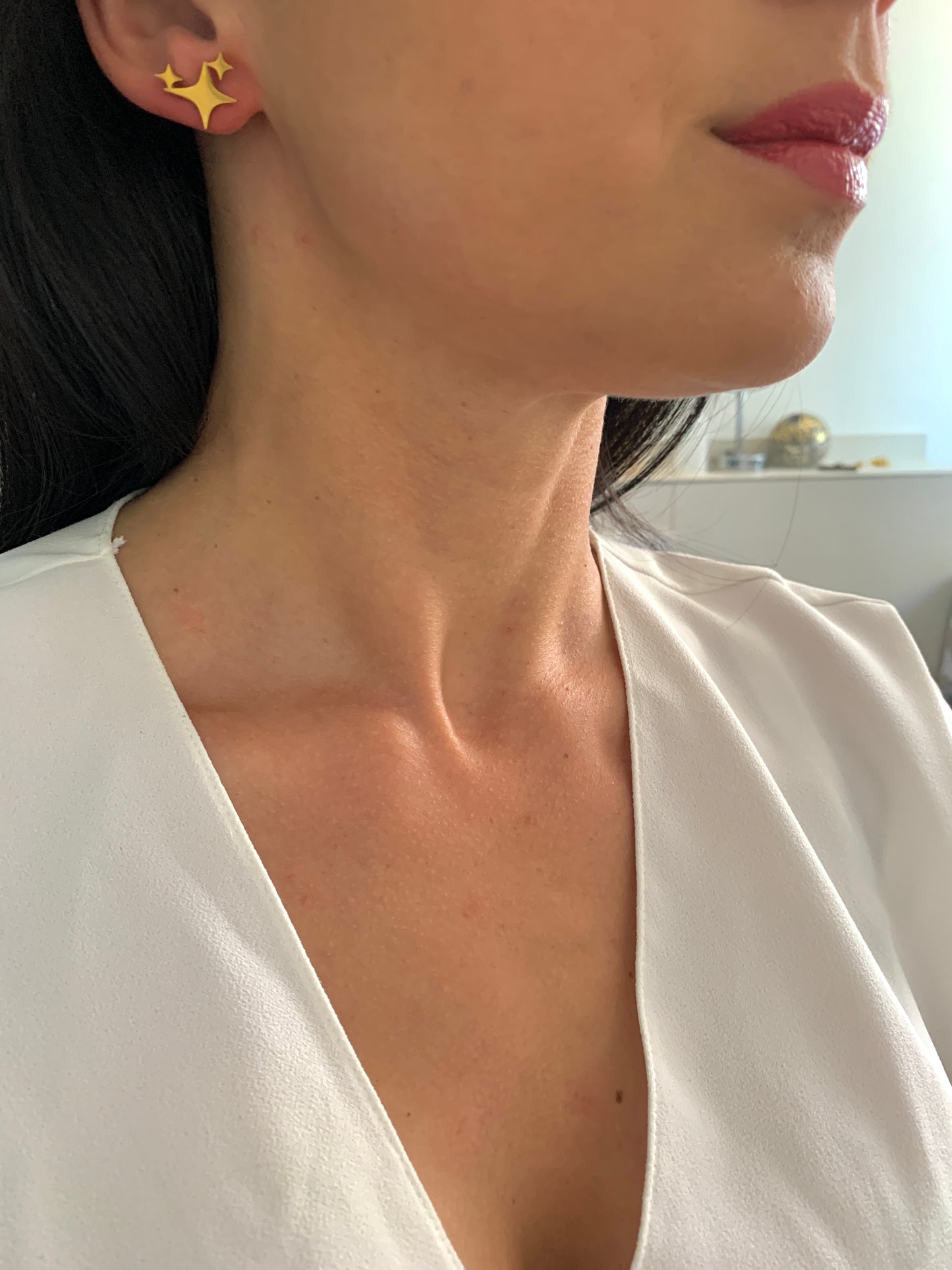 Mini Stern Ohrringe Damen Edelstahl Gold Silber wasserfest – NataschaWoge®