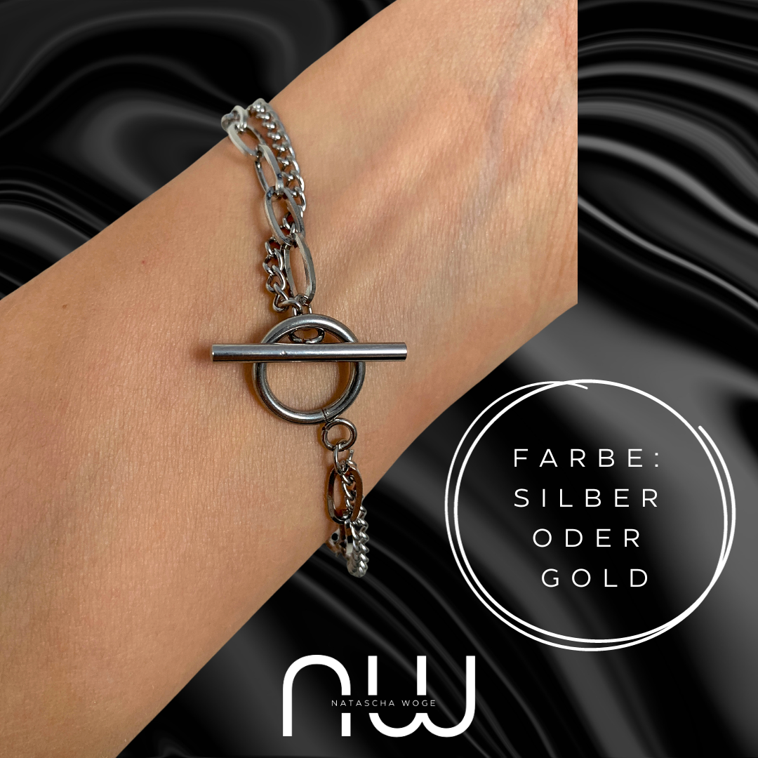 Sonne Armband – Minimalistischer Edelstahlschmuck in Gold oder Silber – Natascha Woge®
