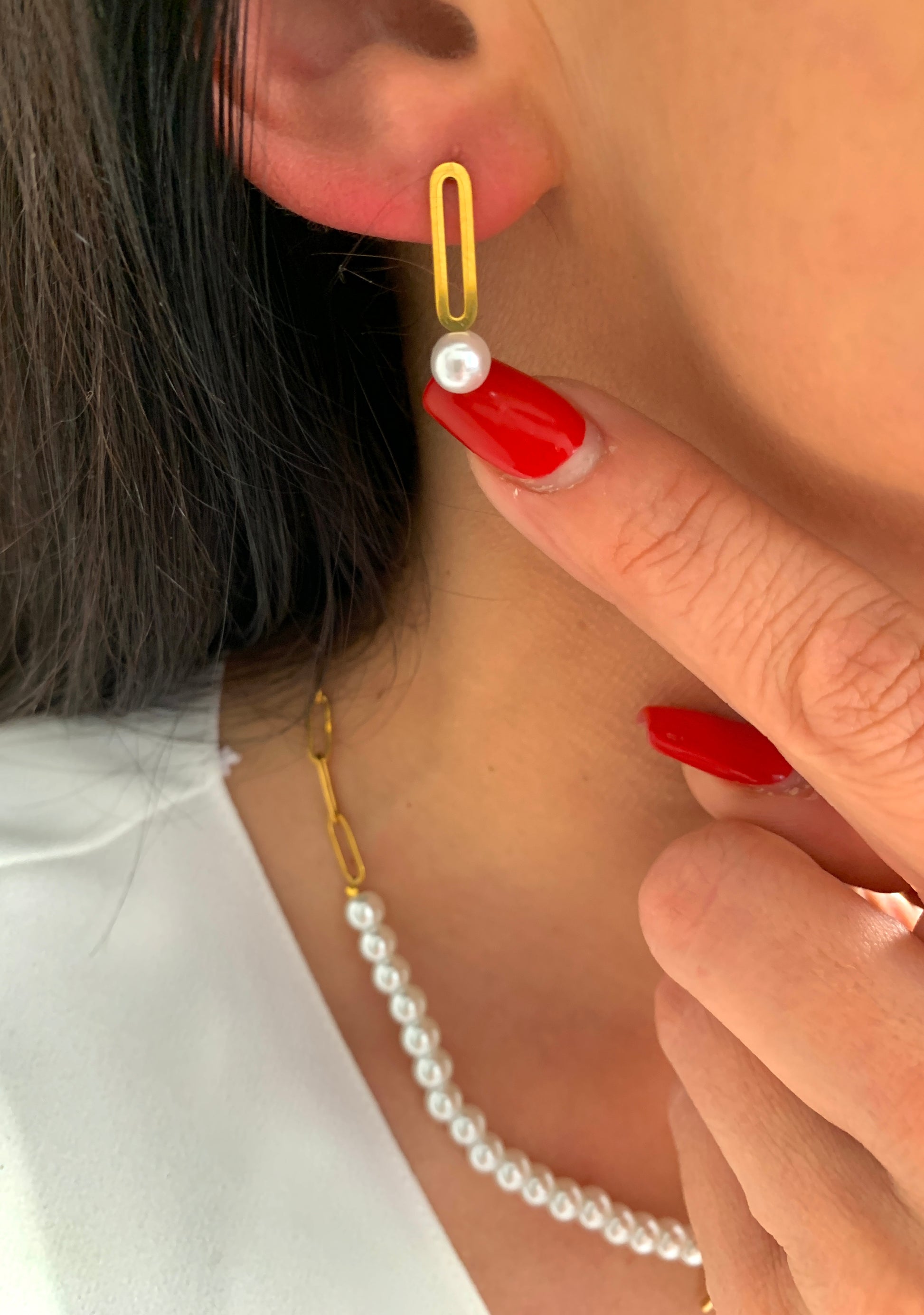 damen-ohrringe-edelstahl-perle-klein-modern