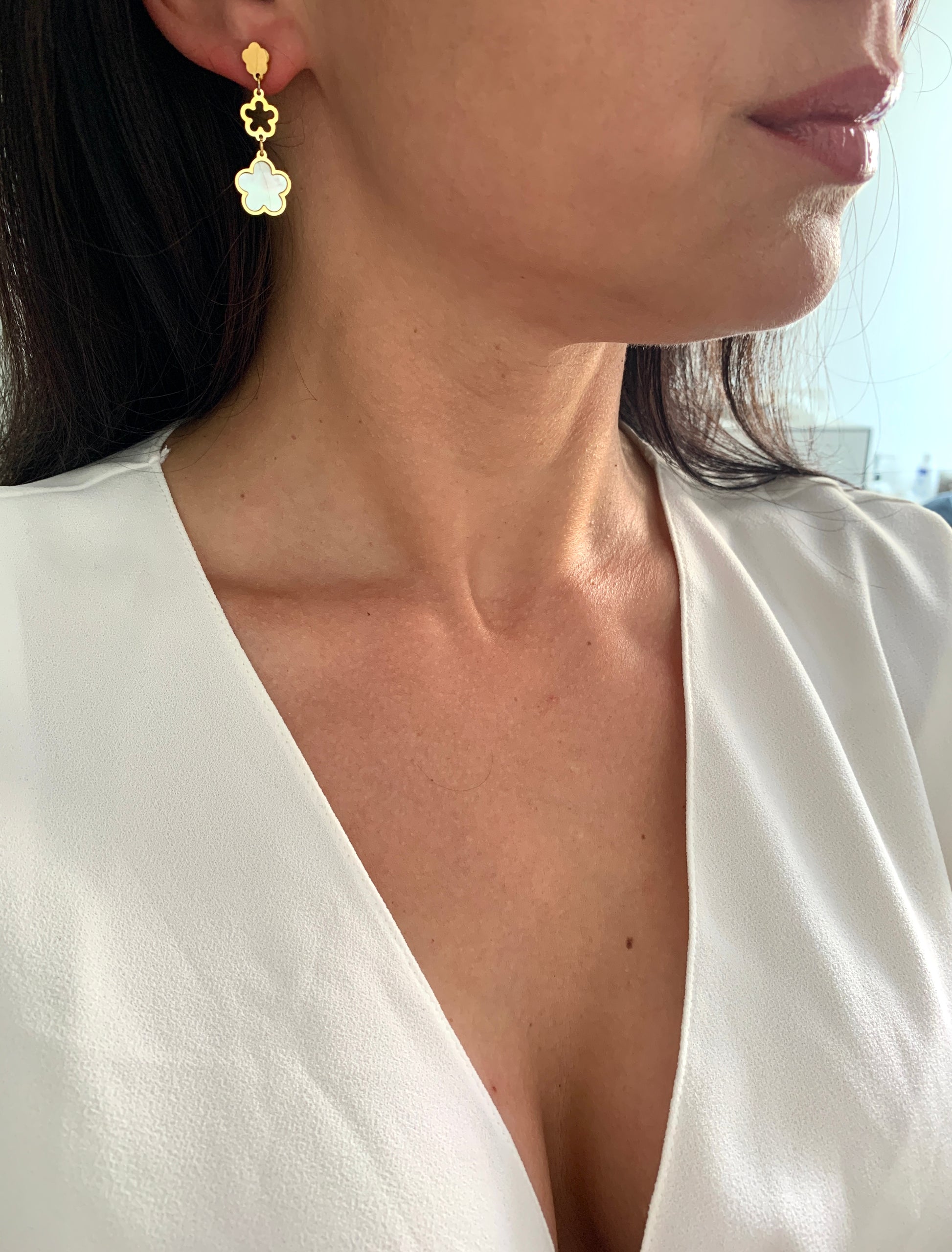 damen-ohrringe-kleeblatt-edelstahl-gold-3-4cm