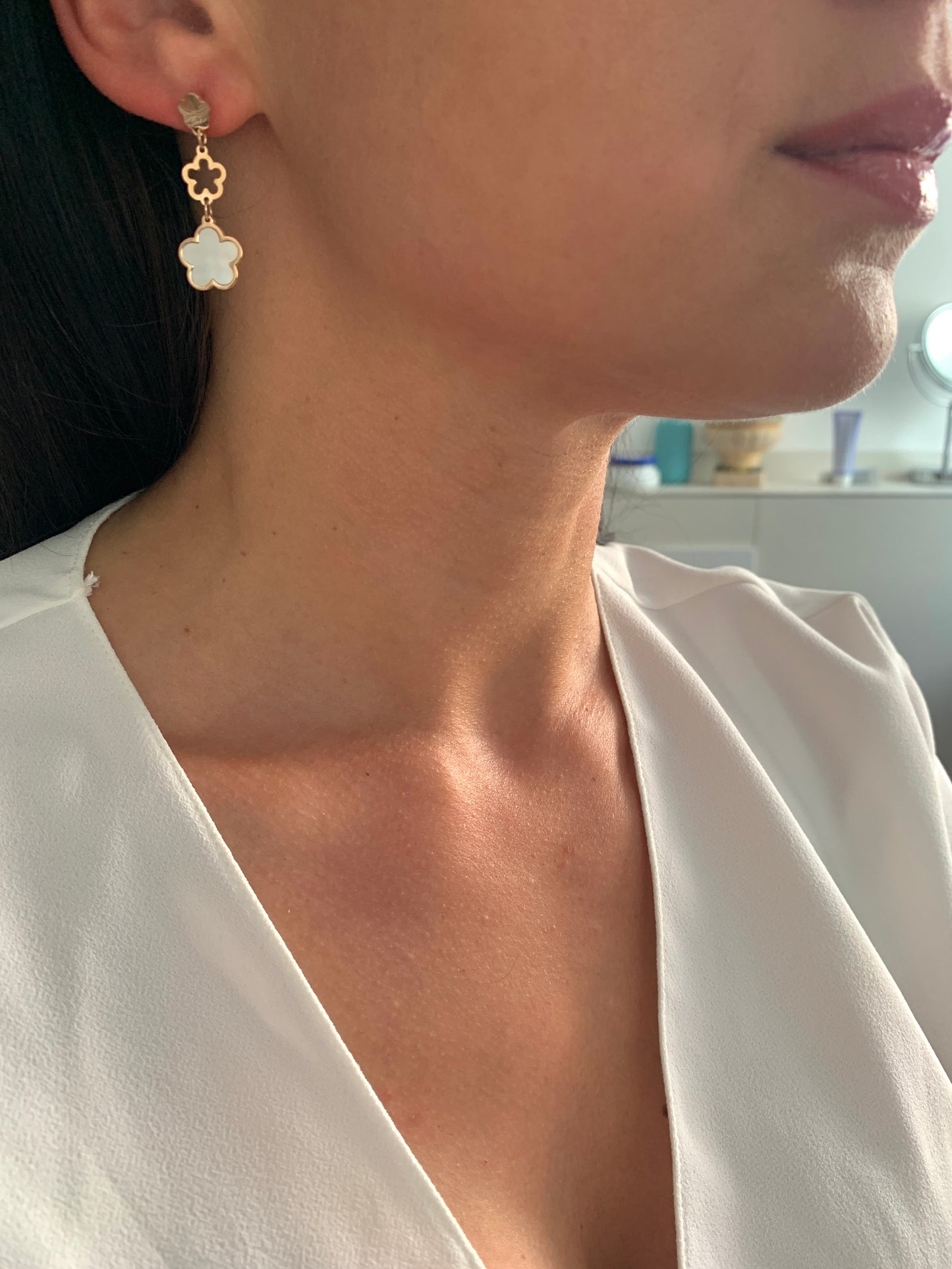 damen-ohrringe-kleeblatt-edelstahl-rosegold-3-4cm