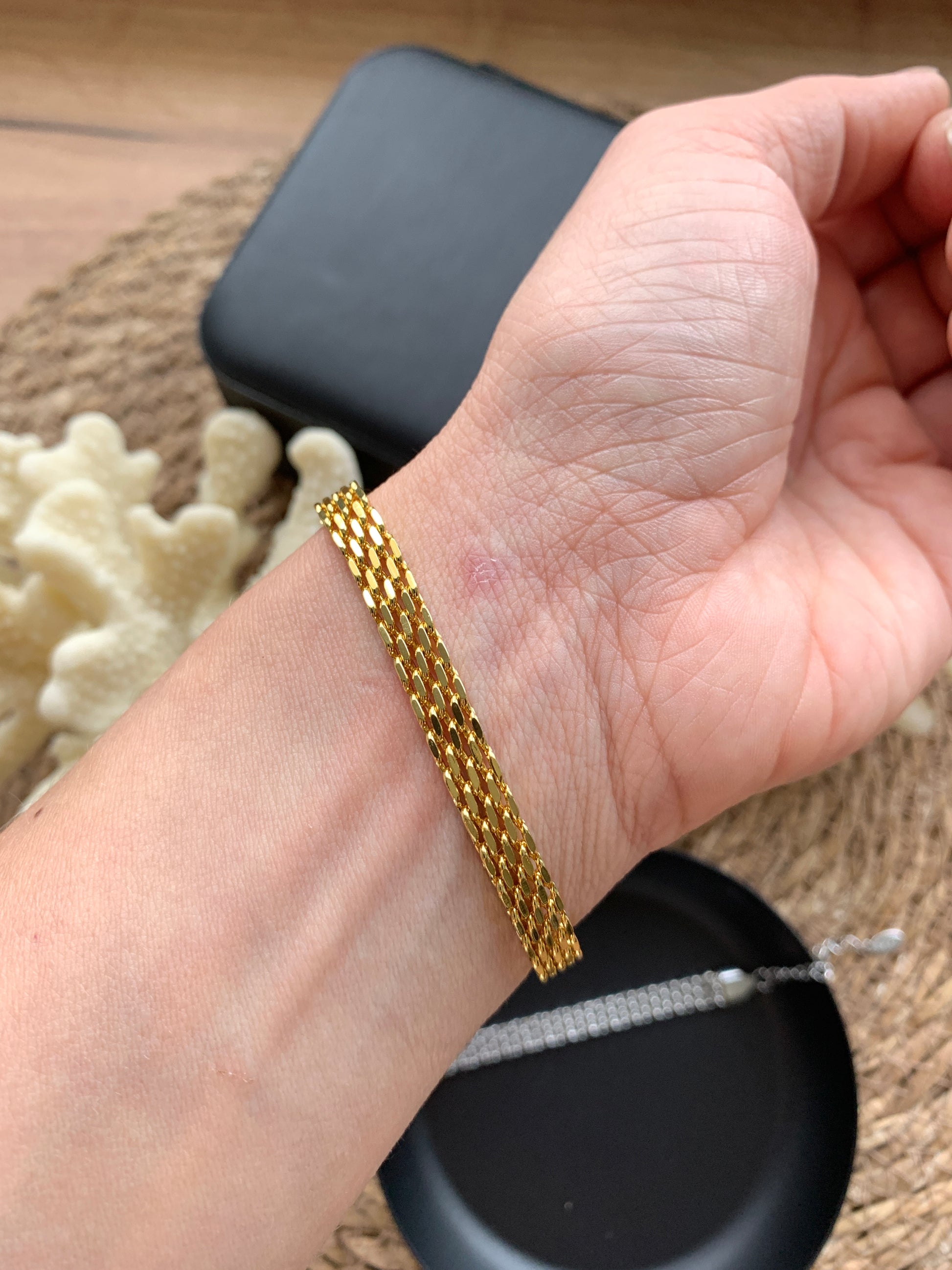 edelstahl-kettenarmband-damen-gold-silber-schlicht-elegant-natascha-woge