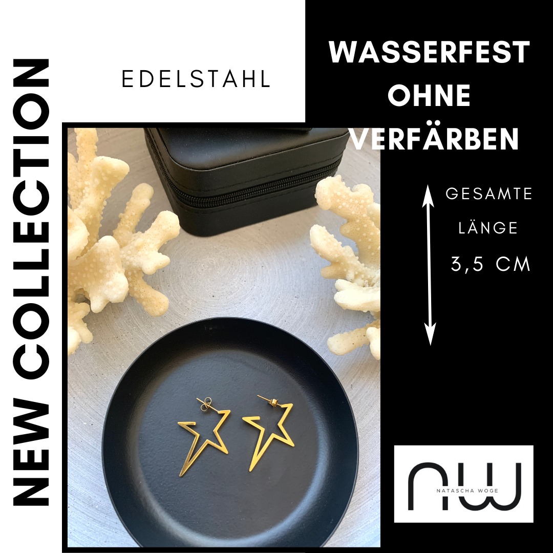 edelstahl-ohrringe-stern-blitz-wasserfest-hypoallergen