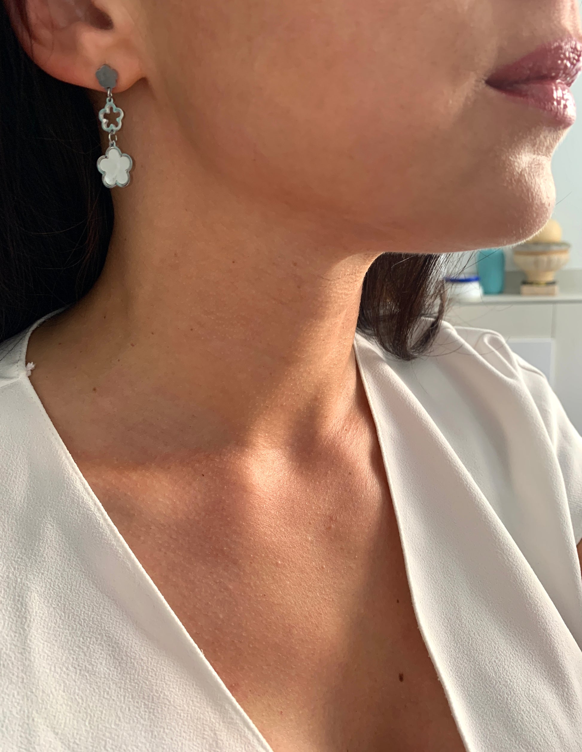 edler-kleeblatt-schmuck-ohrringe-silber-edelstahl