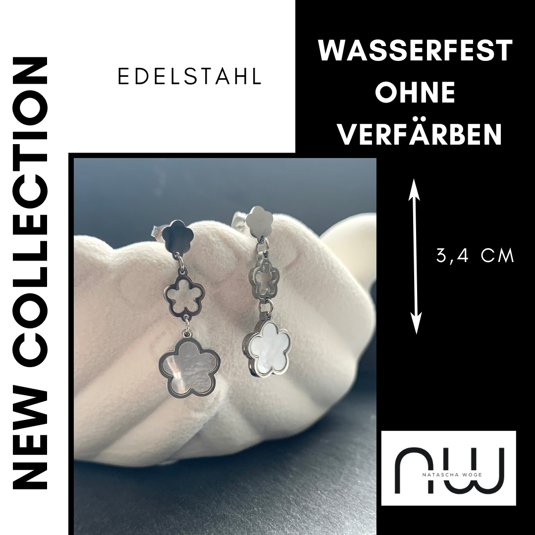 elegante-kleeblatt-hänger-edelstahl-silber-perlmutt