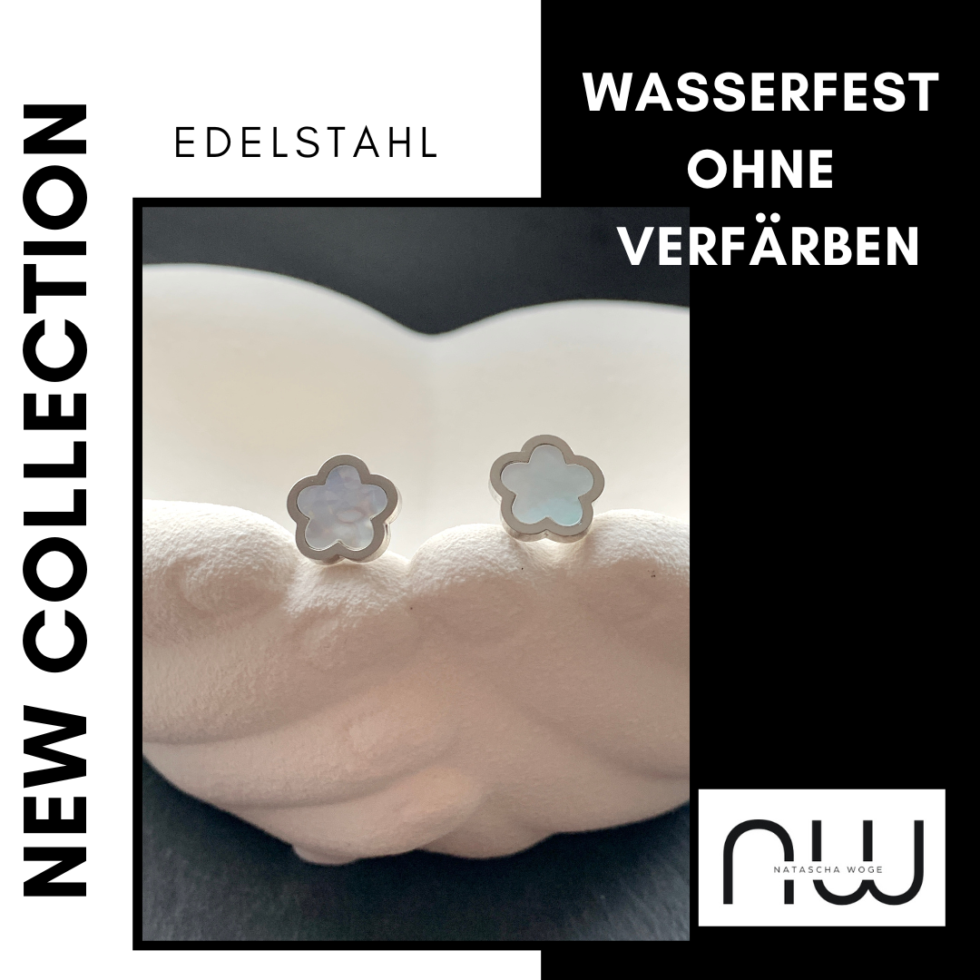 kleeblatt-stecker-edelstahl-silber-opaloptik-klein