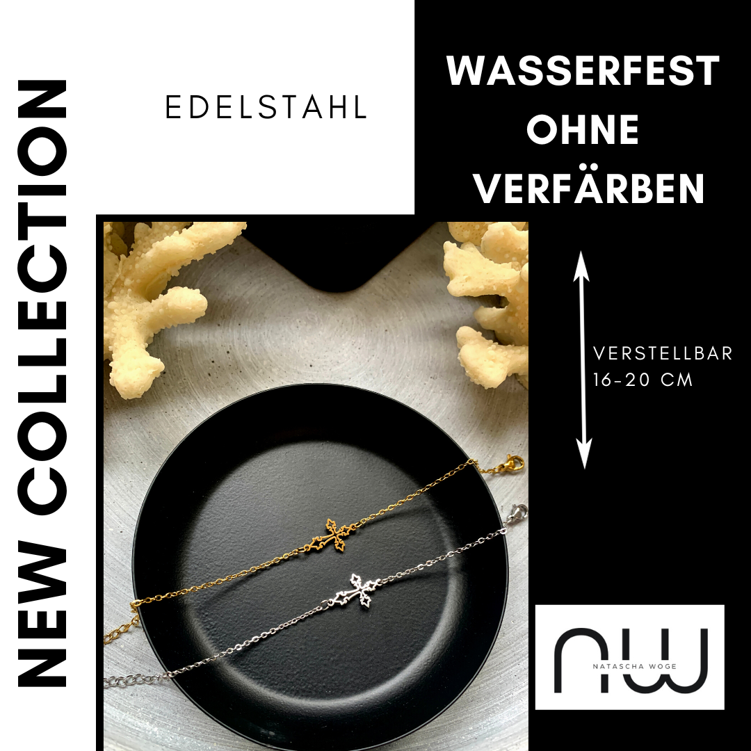 kreuz-armband-damen-edelstahl-gold-silber-wasserfest-natascha-woge