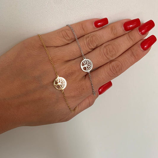 lebensbaum-armband-edelstahl-gold-silber-getragen-damenschmuck-natascha-woge