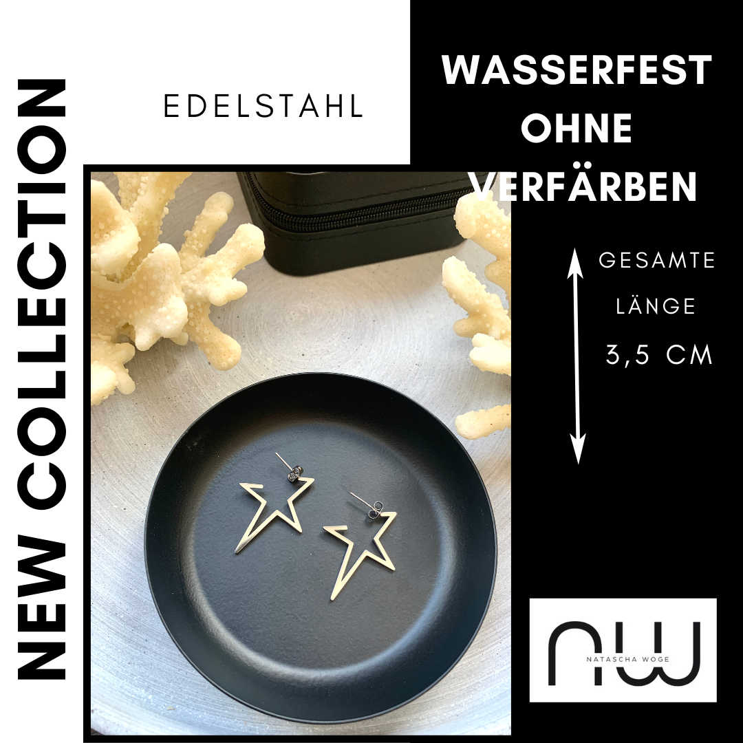 stern-blitz-ohrringe-edelstahl-silber-gold-cleanes-design