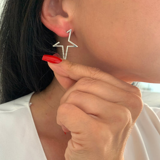 stern-blitz-ohrringe-edelstahl-silber-gold-wasserfest-damen-schmuck