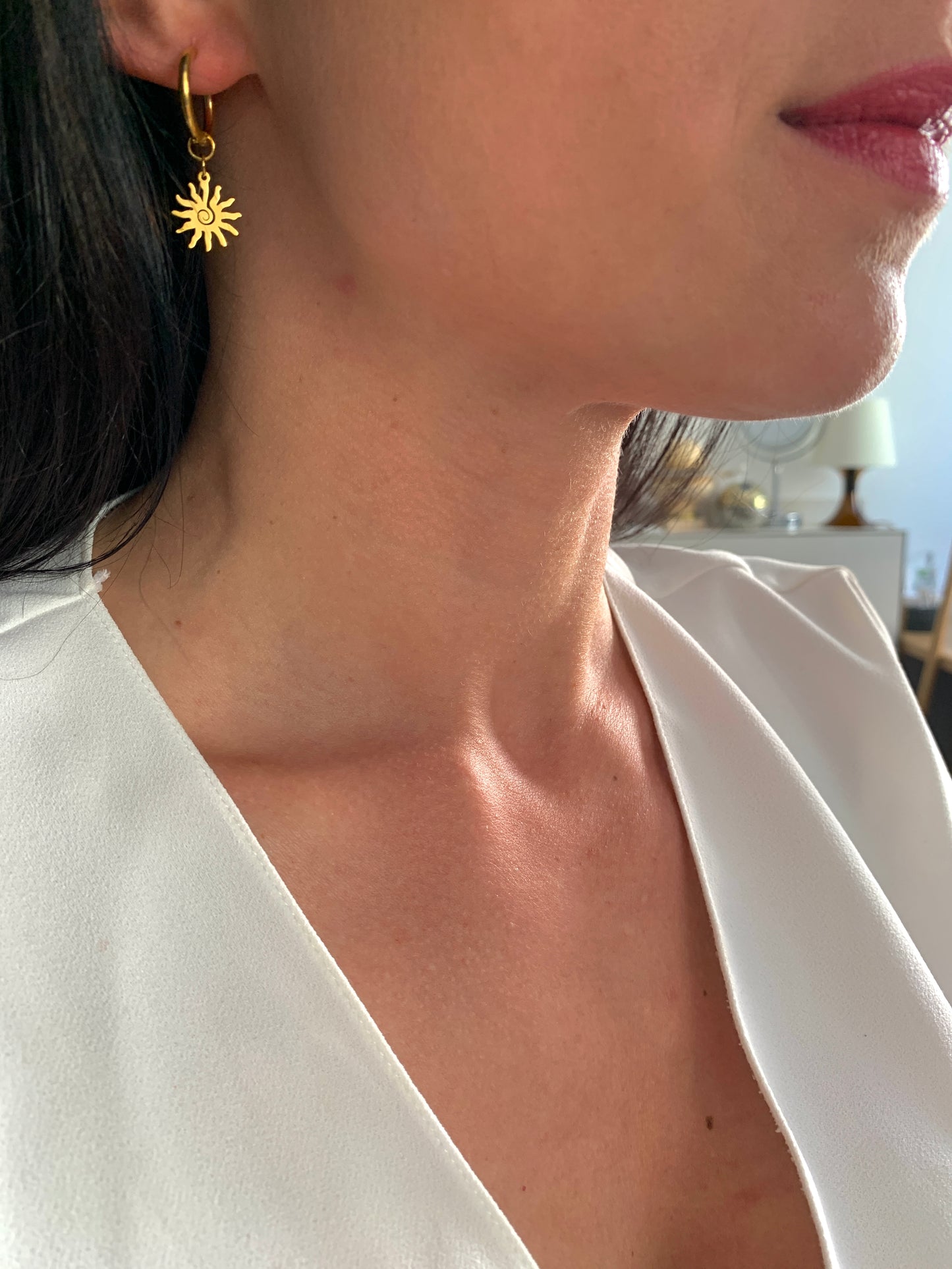 wasserfeste-ohrringe-sonne-edelstahl-gold